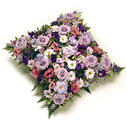 Rose &amp; Lisanthus Cushion