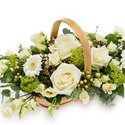 White Trug Basket
