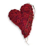 Swinging Rose Heart
