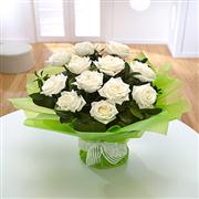 12 White Roses