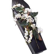 White Orchid Casket Spray